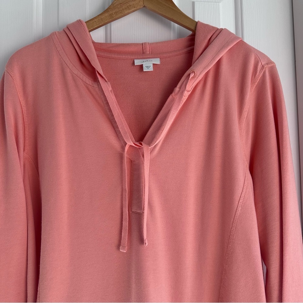 J Jill French Terry Hooded Tunic XL - Picture 3 of 8